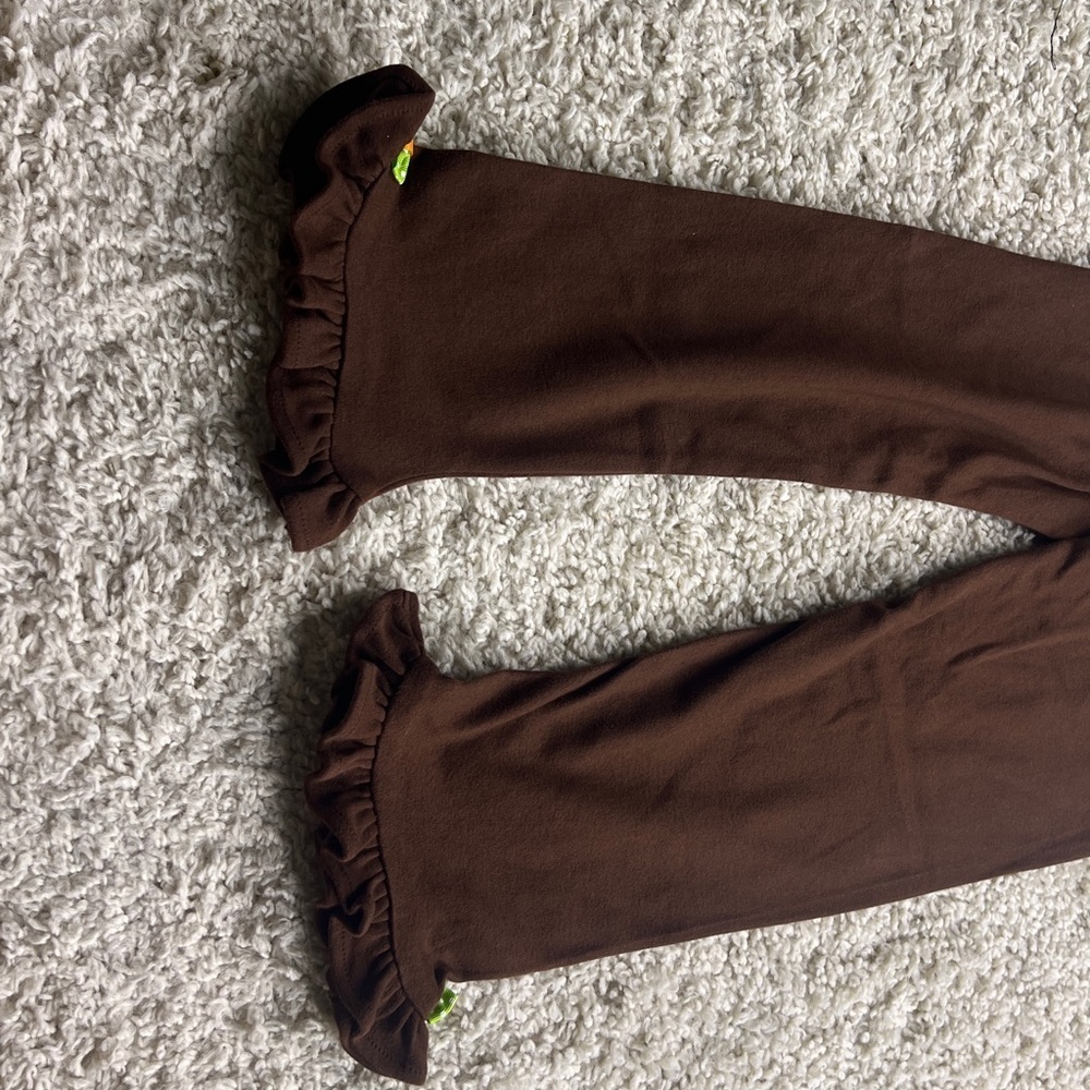 LITTLE GIRLS PETUNIA PETALS MONAGHAN FALL BOW EMBELLISHED PULL ON PANTS NWT SZ4 - Picture 3 of 8
